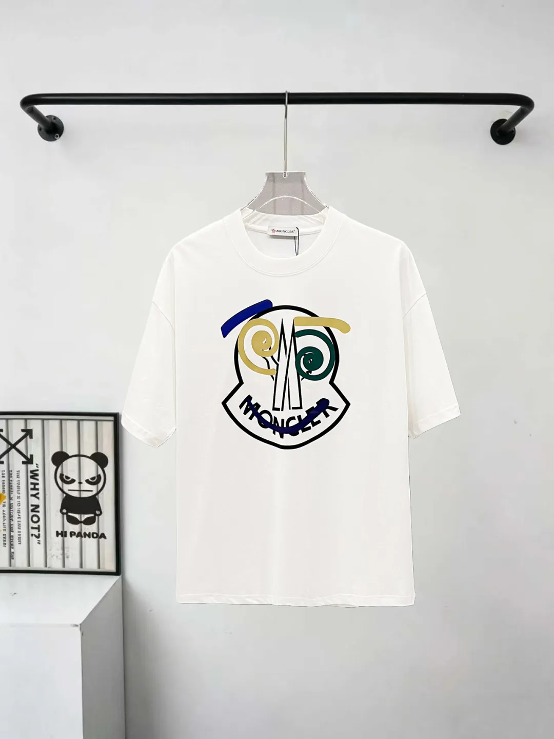 🔥110🔥 logo Logo Same Style T 280 Versatile : Black White Size：S M L XL